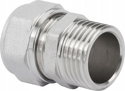 Konektor mashkullor Hydroland PEX, 16x1/2", bronz i nikluar