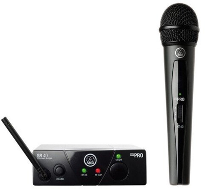 Mikrofon pa tel AKG WMS40 Mini Vocal Set BD US45B, sistem wireless, i zi