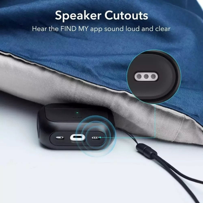 Këllëf ESR Orbit HaloLock për AirPods Pro 1 2, boë me MagSafe, i zi