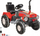 Traktor elektrik lodër Jamara Power Drag, 12V, me timon, i kuq
