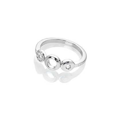 Unazë për femra Hot Diamonds Balance DR243, e argjendtë