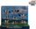 Figurina lodër Kids Globe 571878, set 8 lopë, shkallë 1/87, bardh e zi