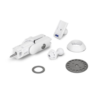 Mbajtëse muri Ubiquiti Quick-Mount, për me e fiksu pajisjen, e bardhë