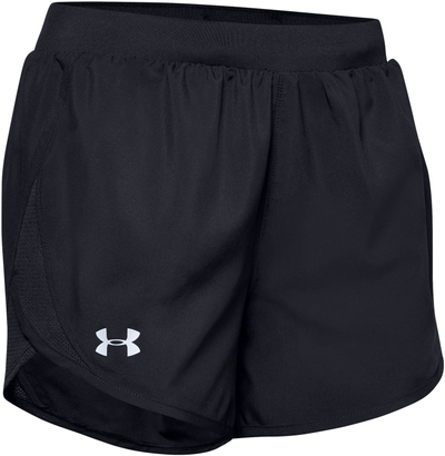 Pantallona të shkurtra vrapimi Under Armour Fly-by 2.0, rrjetë, thithje djersë, të zeza