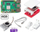 Kit zhvillimi Raspberry Pi 5, 4GB RAM, 32GB microSD, i bardhë me t’kuqe