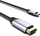 Kабел INCA ITCH-20, USB Type C во HDMI, 2 m, црн
