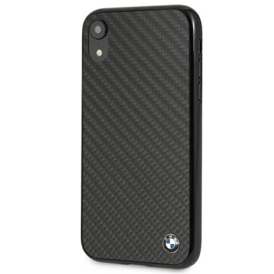 Mbrojtëse telefoni BMW Signature Carbon për iPhone XR, fiber karboni, 6.1", e zezë