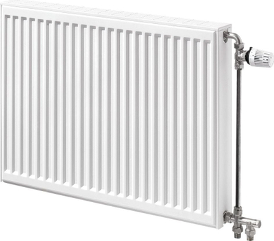 Radiator me ujë të nxehtë Stelrad 0214062109, 600 x 900 mm, 1071 W, i bardhë