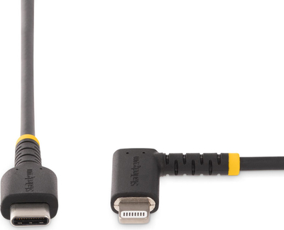 Kabllo telefoni StarTech.com RUSB2CLTMM1MR, USB C në Lightning, 1m, i zi