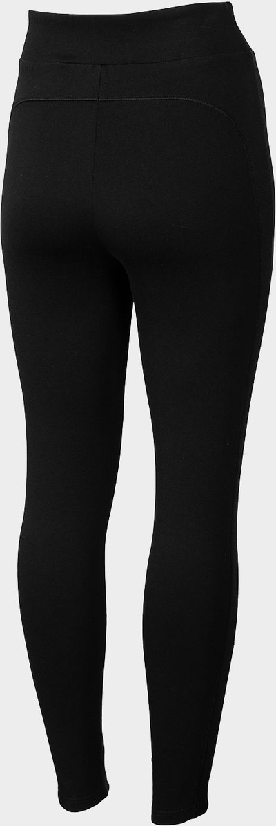Женски спортски хеланки 4F H4Z22 LEG010, висок струк, slim fit, црни