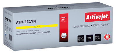 Toner ActiveJet ATM-321YN, TN-321, i verdhë