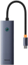 Hub USB Baseus 11 në 1, 2x HDMI 4K, DP, RJ45, PD 100W, gri