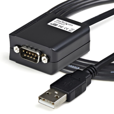 Kabllo adaptuese USB në RS422/485 StarTech ICUSB422, port DB9, pa furnizim nga jashtë, e zezë