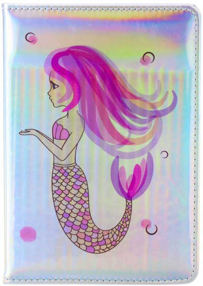 Fletore Mermaid Holographic, A5, 80 fletë, rozë