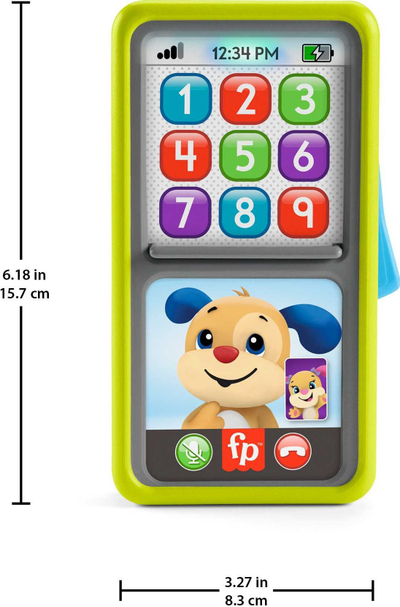 Lodër smartphone Fisher Price Slide to Learn, multilinguale nordike, për fëmijë
