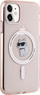Kuti mbrojtëse Karl Lagerfeld IML Choupette MagSafe, për iPhone 11 XR 6.1", rozë