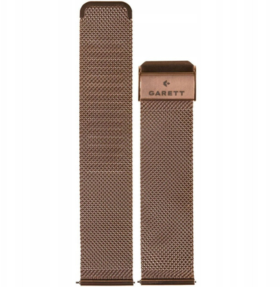Rrip ore Garett Electronics STRAP_GLD_STL_18MM, metal mesh 18mm, çelik inox, ari