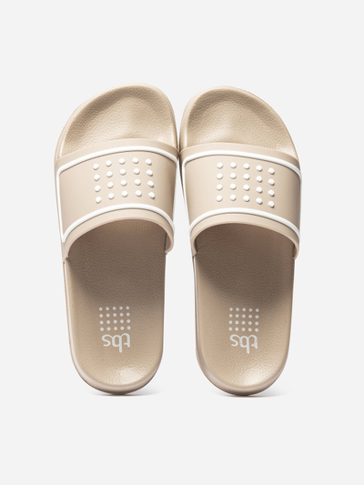 Sandale Abeba Footwear, taban ergonomik, bezhë