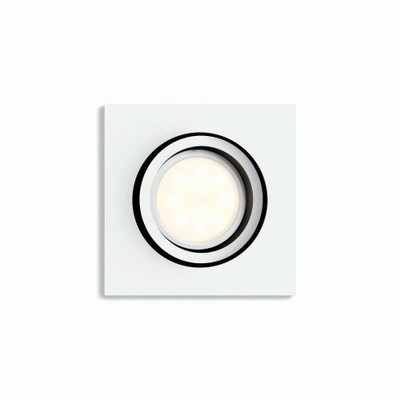 Spot LED i futur Philips Hue Milliskin, katror, White Ambiance, i bardhë