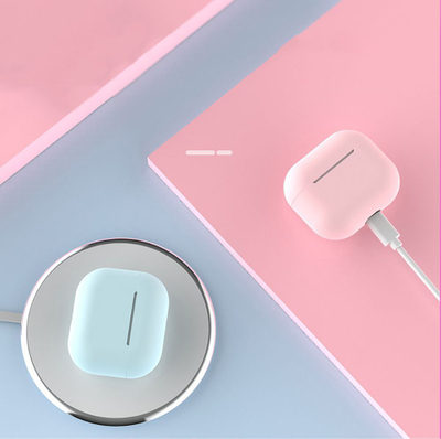 Kapak mbrojtës Tech-Protect Icon për AirPods 3, silikon, për kuti karikimi, i zi