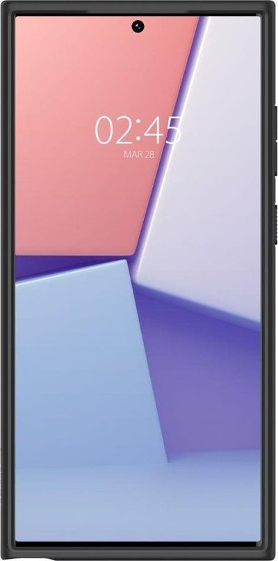 Mbrojtëse telefoni Spigen Ultra Hybrid për Samsung Galaxy S23 Ultra, transparente, matte, e zezë
