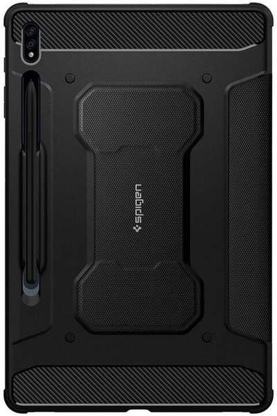 Mbrojtëse Spigen Rugged Armor për Samsung Galaxy Tab S7+, e zezë