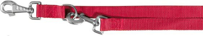 Litar për qen Trixie Premium TX-20073, i dyfishtë, i rregullueshëm, 2 m×15 mm, i kuq