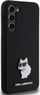 Mbulesë telefoni Karl Lagerfeld Silicone Choupette Metal Pin, për Samsung Galaxy S23+, silikoni, e zezë