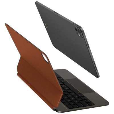 Këllëf me tastierë Uniq Venno Pro Magnetic Smart për iPad Pro 11\" M4 2024, me qëndrim, ngjyrë karamel