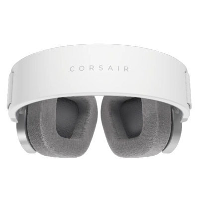Kufje gaming Corsair HS80 MAX, wireless, Dolby Atmos, të bardha