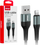 Kabllo karikimi AMiO 03913 Lightning, 1m, 3A, e zezë