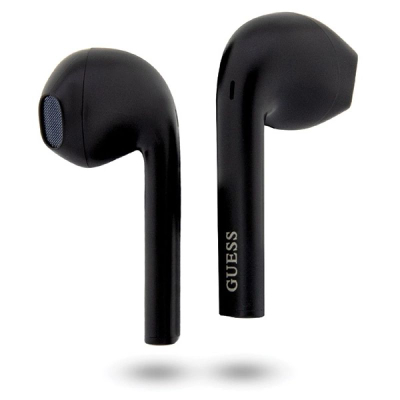 Kufje wireless Guess Classic EST Logo GUTWST26PSK, TWS, Bluetooth 5.3, të zeza