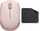 Set maus me mousepad Logitech M171, wireless 2.4 GHz, Studio Series, rozë me grafit