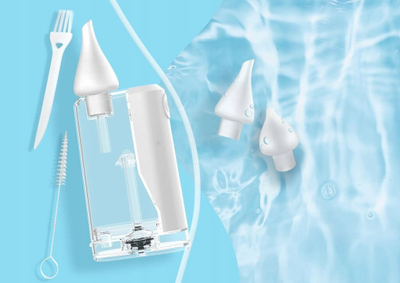 Aspirator hunde Neno Grasso, elektronik pa kabllo, për fëmijë, i bardhë