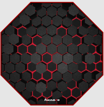 Tapet dyshemeje për karrige Huzaro FloorMat 2.0, 120x120cm, 5mm, i zi
