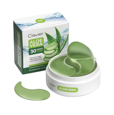 Patcha hidrogel për sy Clavier Aloe Vera, 60 copë, hidratues