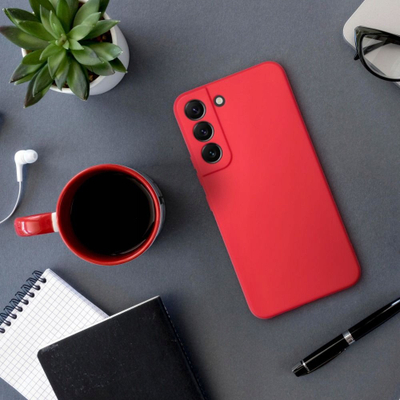 Капак за телефон Forcell Soft за Samsung Galaxy A36 5G, силикон, црвен