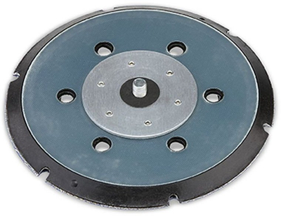 Disk zmerile Flex 228184, me ngjitje me Velcro, 6 vrima, gri
