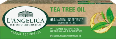 Pasta dhëmbësh BlanX L’Angelica Tea Tree Oil, 75 ml, kundra gurëzave