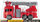 Lodër kamion zjarrfikës Mega Creative Fire Department, me ujë, drita edhe zëra, i kuq