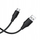Kabllo karikimi HOCO Bien X124 Type C, 1m, 2.3A, e zezë