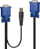 Kabllo KVM dhe USB Lindy, 3m, VGA 1920x1200, e zezë