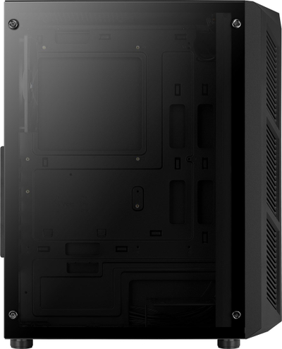 Kasa kompjuteri Aerocool Prime RGB ACCM-PV29013.11, xham i temperuar, me ndriçim RGB, e zezë