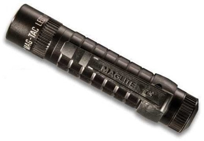 Elektrik dore Maglite Mag-Tac plain bezel, LED, 310 lm, i zi