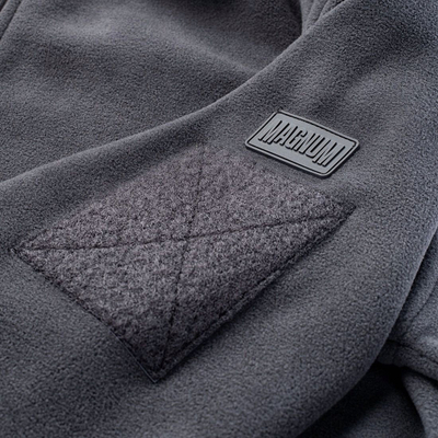 Bluzë Magnum Essential Fleece Sweatshirt M, poliester, me zinxhir, gri