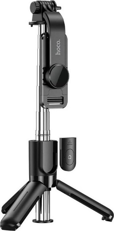 Tripod mini për telefon HOCO K17, i hapshëm, me telekomandë, ngjyrë e zezë