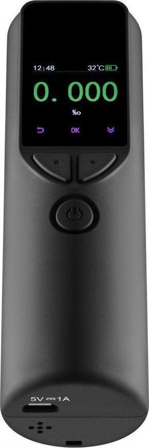 Alkooltest elektro-kimik AlcoVisor Deimos, sensor profesional, ekran digjital