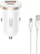 Karikues veture XO CC56, 30W PD QC 3.0, 2 porta USB, i bardhë