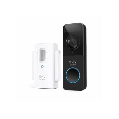 Zile dere inteligjente Anker Eufy Wireless Doorbell Kit, Wi‑Fi 2.4GHz, kamerë 1080p, e zezë