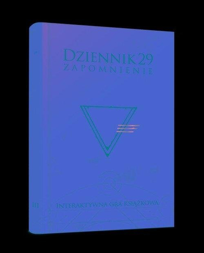 Liber loje Journal 29 Oblivion, interaktiv me puzzle, thriller shkencor, i kuq